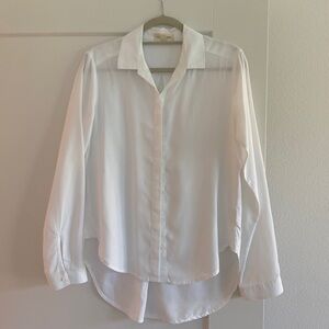 Crisp white button down